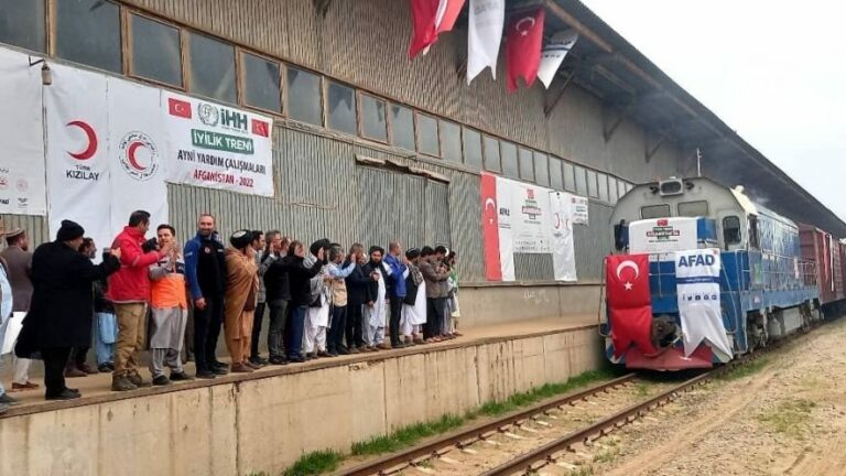 Turkey’s “Kindness Train” coordinated by Turkey’s